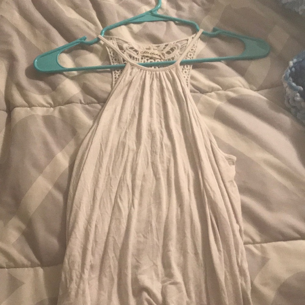 White Lace Tank Top